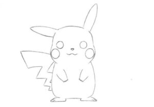 how to draw pikachu