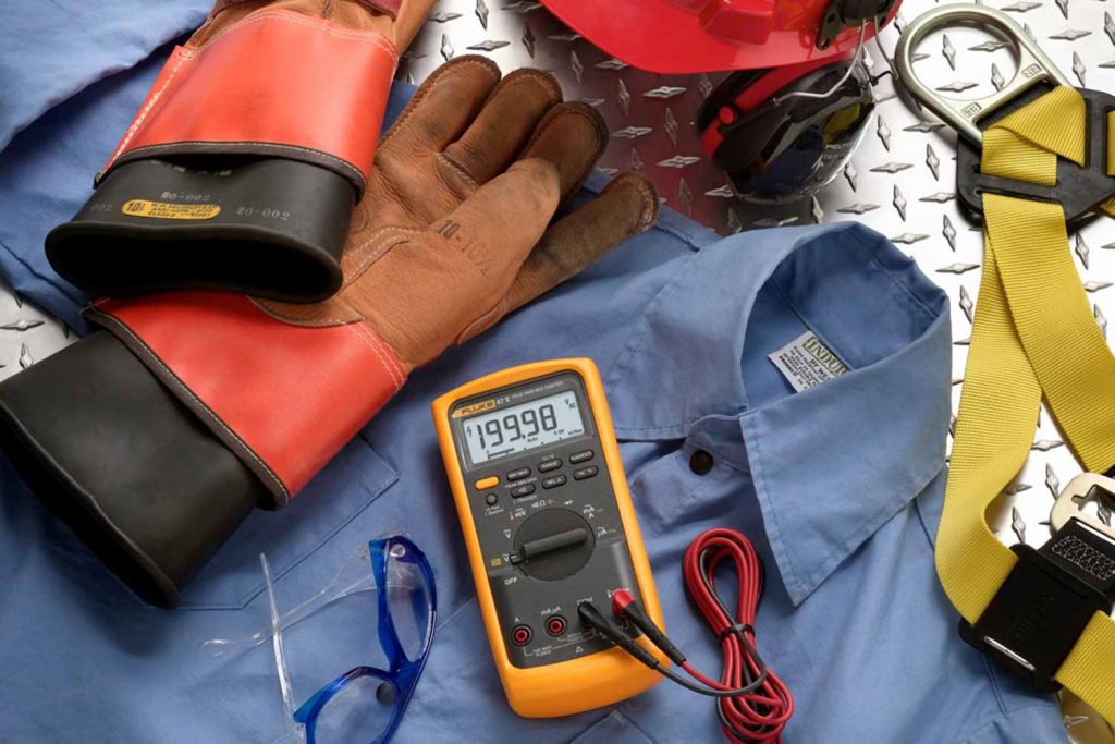 safety equipment for electrical works