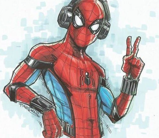 spiderman Drawing