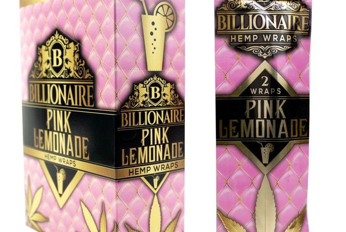 Billionaire Hemp Wraps Pink Lemonade