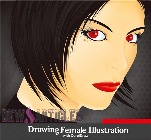 How To Draw a Female Portrait In a CorelDraw 2021