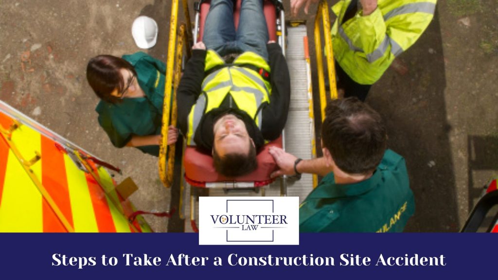 A worker meet with an accident at construction site