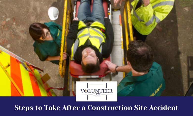 A worker meet with an accident at construction site