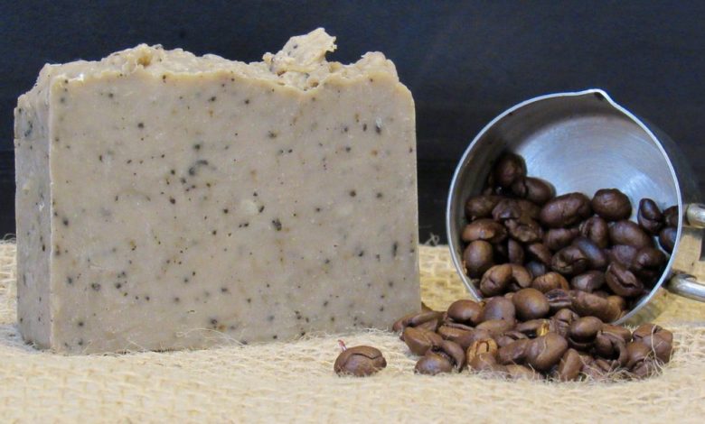 coffee exfoliating soap