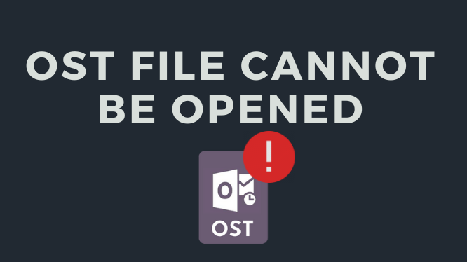 OST file cannot be opened