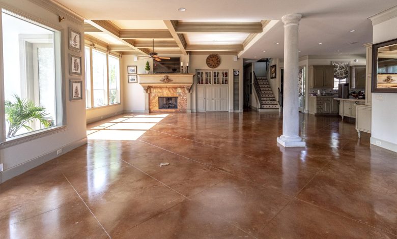 stained concrete floors