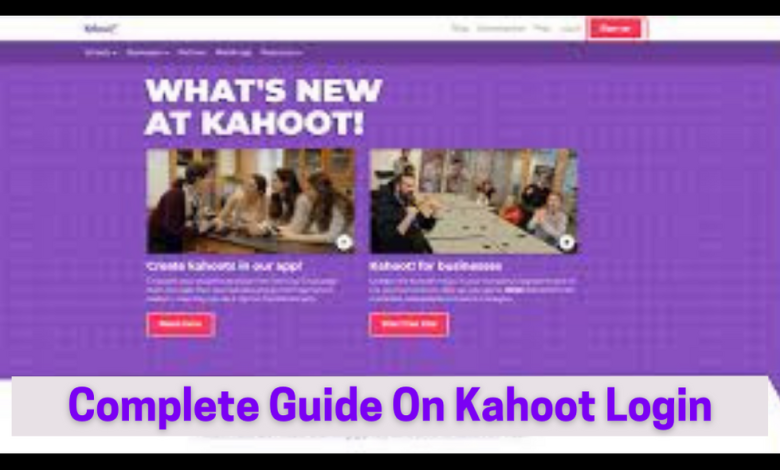 Kahoot Login