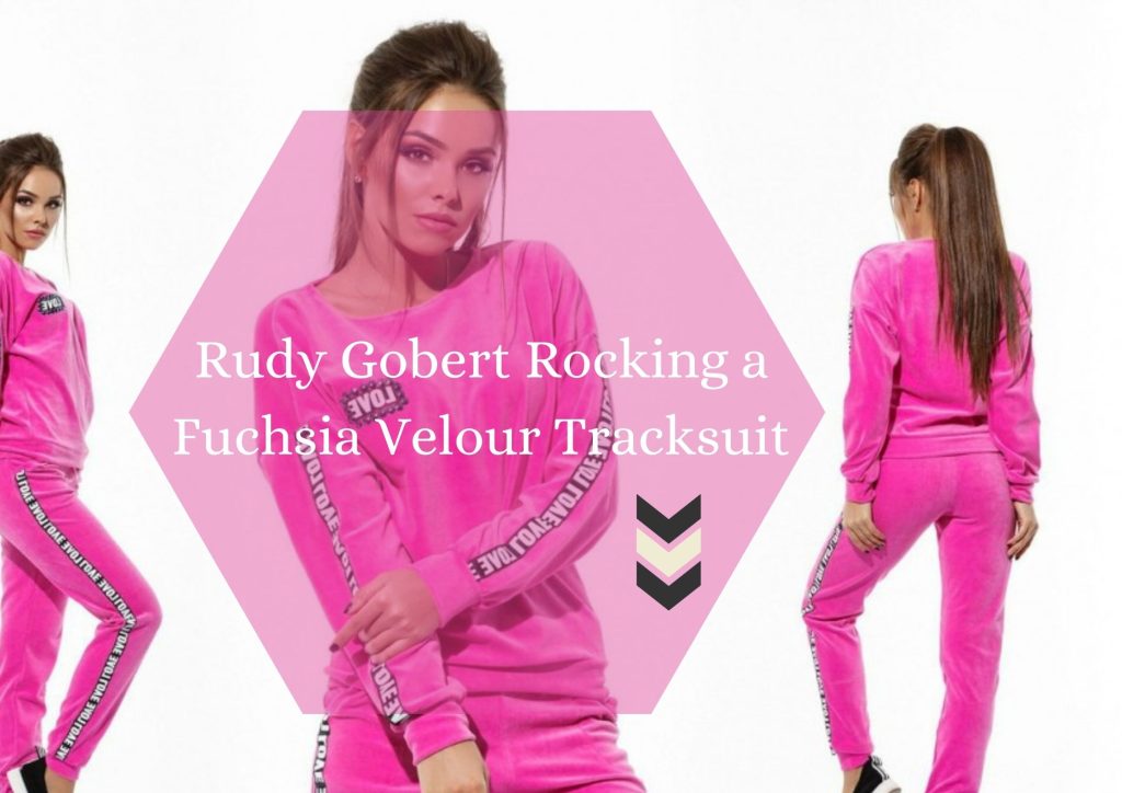 Fuchsia Velour Tracksuit