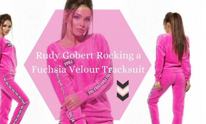 Fuchsia Velour Tracksuit