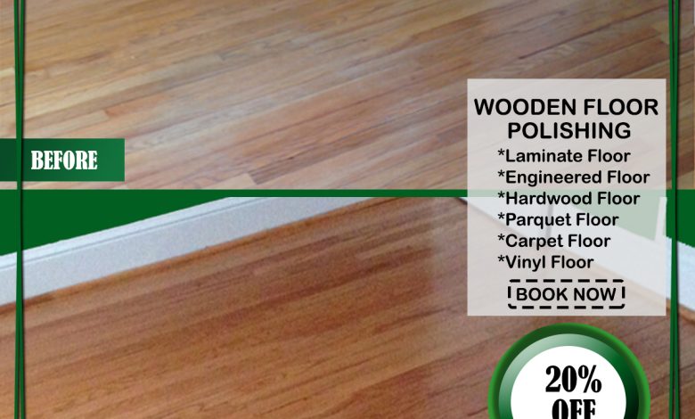 wooden floor polishing