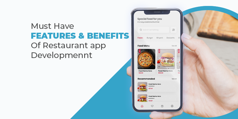 features and benefits of restaurant app