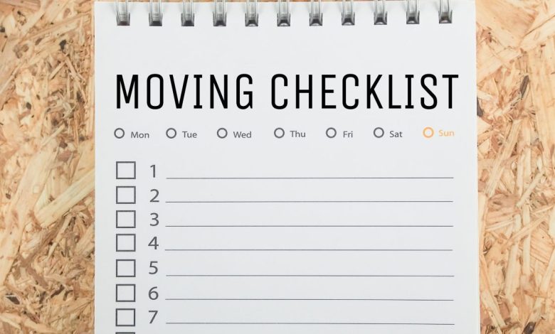 Pre-move Checklist Plan Your Move