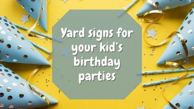 Photo of Yard signs for your kid’s birthday parties