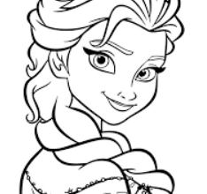 Photo of Elsa Coloring Page