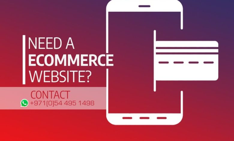 eCommerce web design Dubai