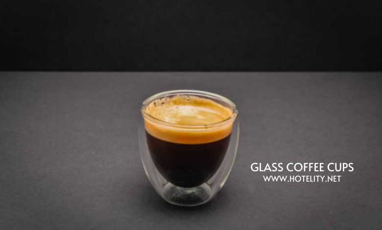 glass coffee cups