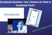 Photo of Facebook Number: Can I Delete Or Hide A Facebook Post?