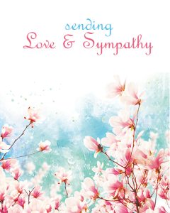 sending love sympathy ecard