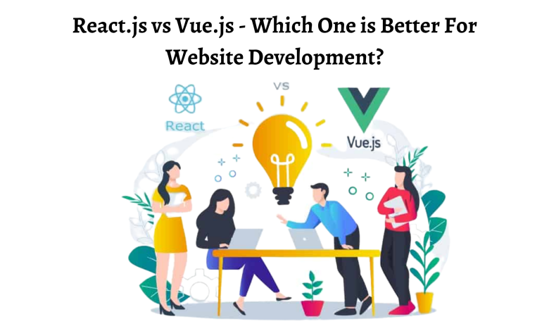 React.js vs Vue.js - Which One is Better For Website Development (1)