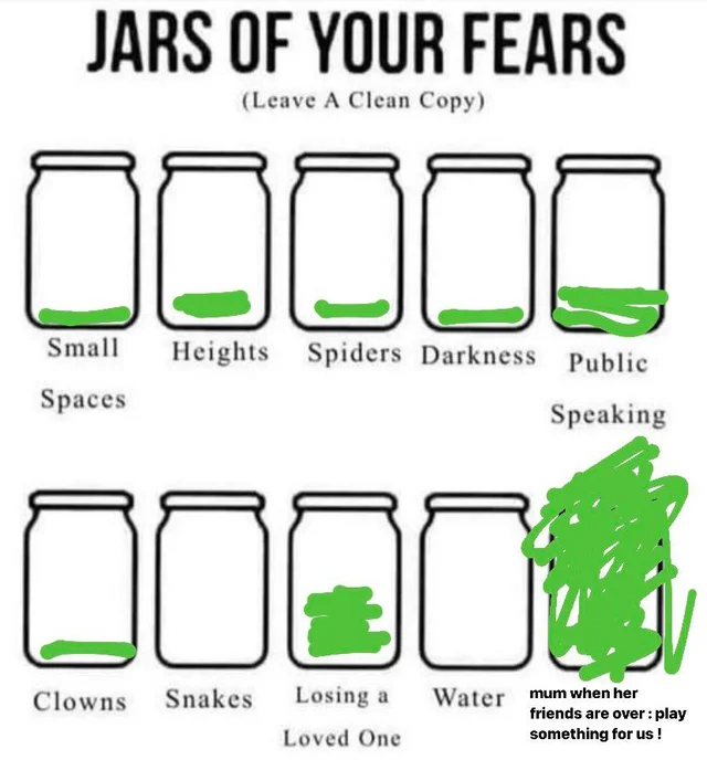 jars of fears .