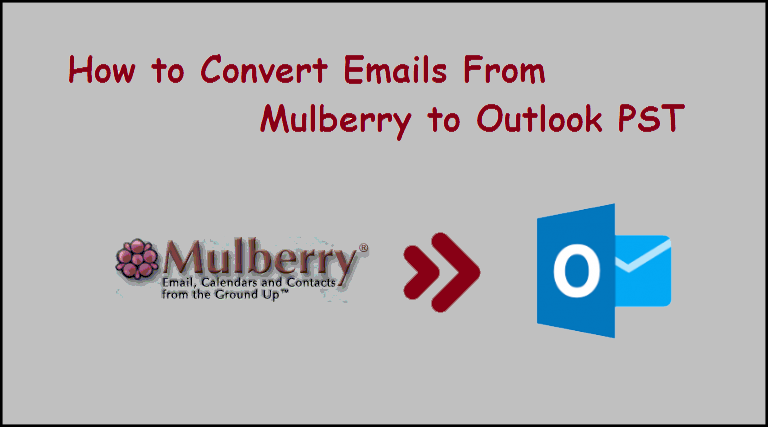 mulberry to outlook