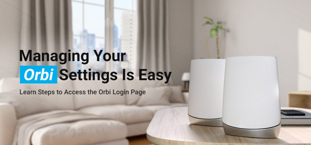 Netgear Orbi login