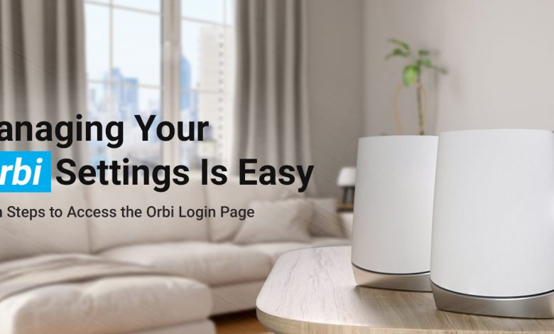 Netgear Orbi login