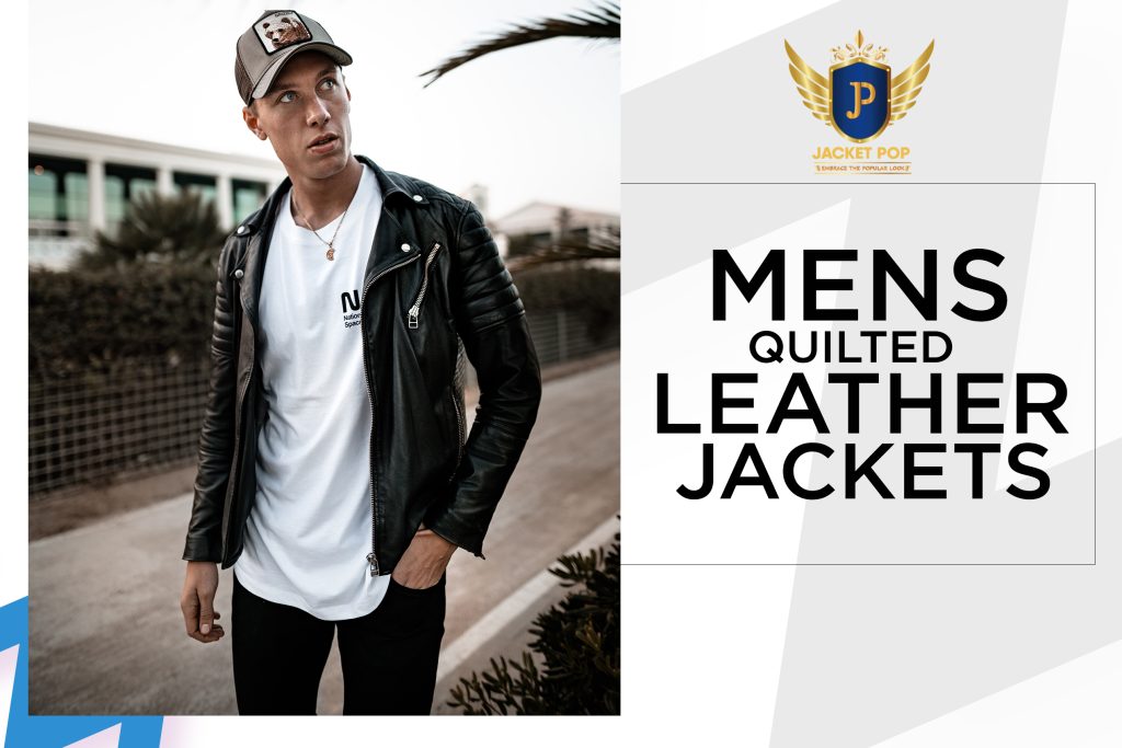 Mens Leather Quilted Jackets