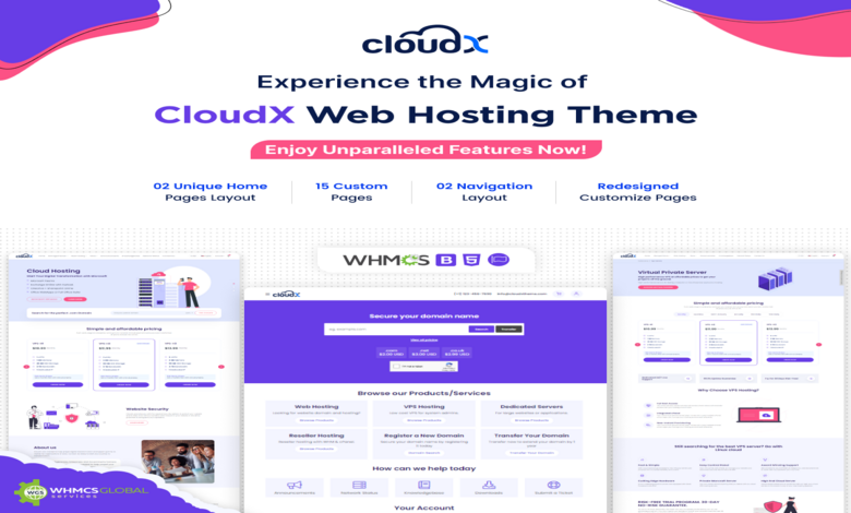 web hosting theme