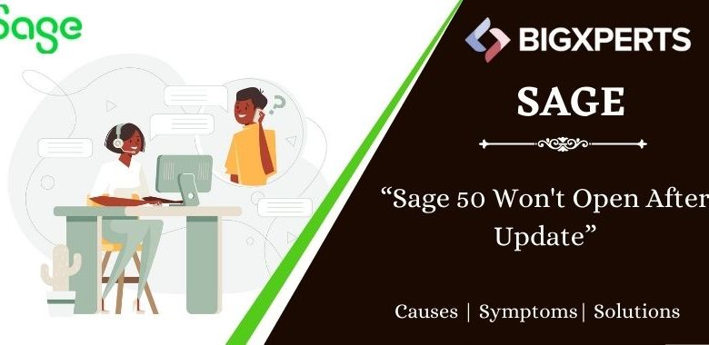 Sage 50 Won’t Open After Update