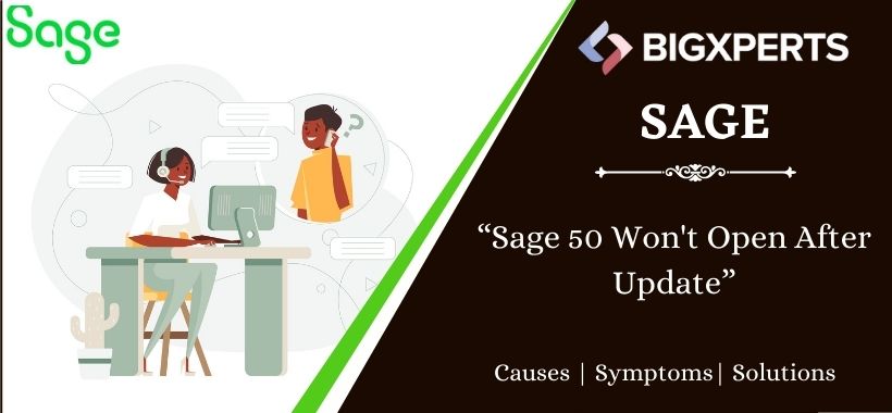 Sage 50 Won’t Open After Update